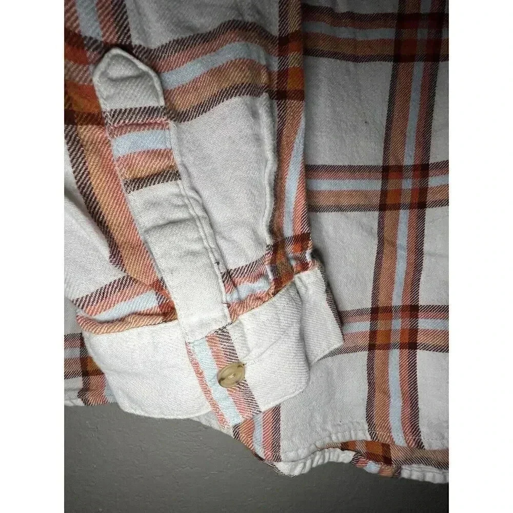 a.n.a A New Approach Womens Button Shirt Size Petite XXL Plaid Collared - Picture 3 of 5